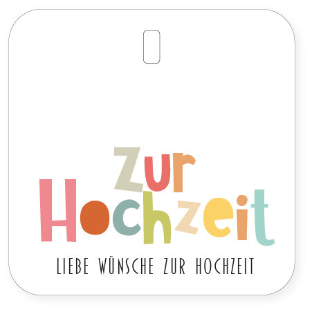 Passerelle - Mini Karte - Voller Zur Hochzeit