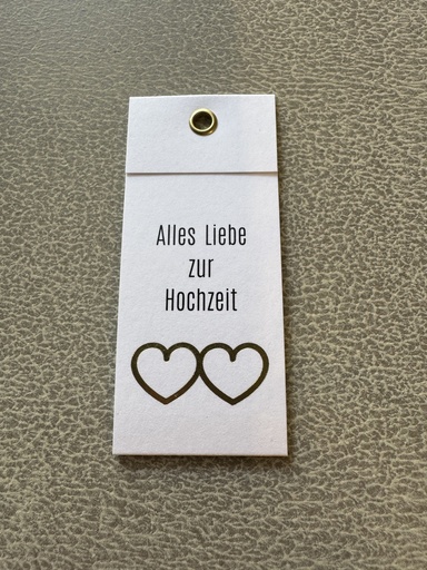 Passerelle - Mini Karte - Punkt Alles Liebe zur Hochzeit