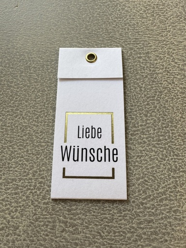 Passerelle - Mini Karte - Punkt Liebe Wünsche
