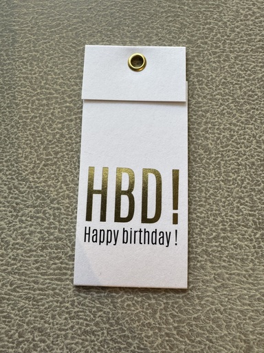 Passerelle - Mini Karte - Punkt HBD Happy Birthday