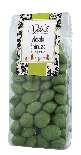 [100521] DeWi - Erdnüsse in Wasabiteigmantel - 150g Tüte