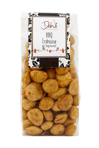 [101101] DeWi - Erdnüsse in BBQ-Teigmantel - 150g Tüte