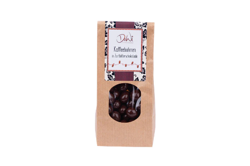[100341] DeWi - Kaffeebohnen in Zartbitterschokolade - 150g Tüte