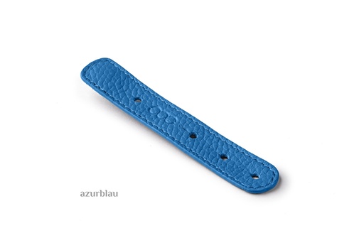 [6995] Kabel-Organisierer | azurblau | silber | genarbt