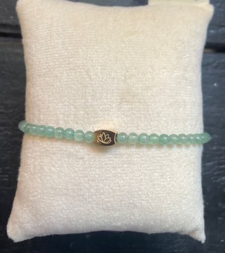 [MAS-AB-GA] Mas Jewelz - Edelstein Armband - grüner Aventurin - 3mm model 1