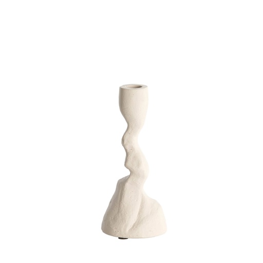 [6076743] Light & Living - Kerzenhalter ARKADIA creme 10x9x22,5cm