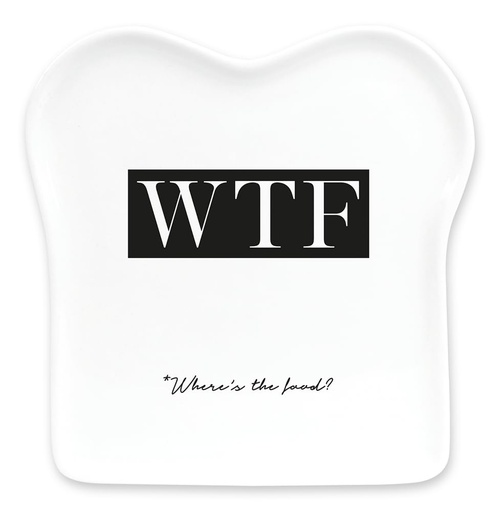 [61298] Toastteller WTF 14,5x15,5cm