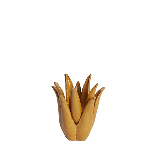 [6061571] Light & Living - Kerzenhalter Cactus brown grey 11,5x11,5cm