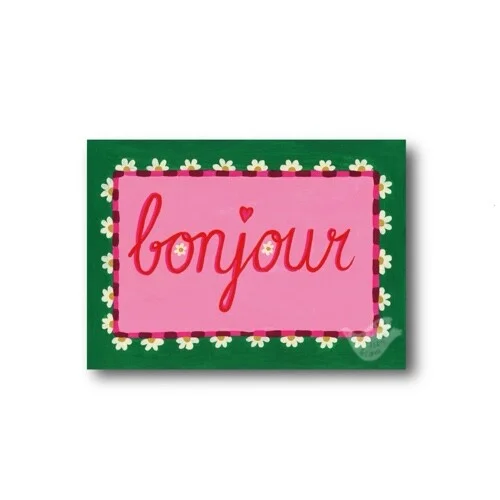 Kirsten Blom Art & Illustration - Kunstdruck Bonjour A4