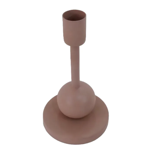[KU387] Branded By - Kerzenständer Deva rosa 14,5cm