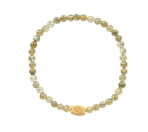 [MAS-AB-Labr] Mas Jewelz - Edelstein Armband - Labradorit - 3mm model 1 