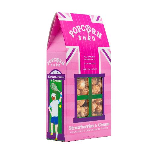 Popcorn Shed - Strawberry Cream Caramel Popcorn 80g