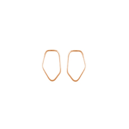 [FRMRG] Lisa Kroeber Jewellery Art - Earrings Frames Mini, red gold