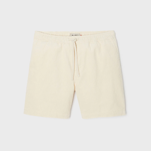 Billybelt - Sommer Shorts Beach Horizon aus Samt - Ivory creme