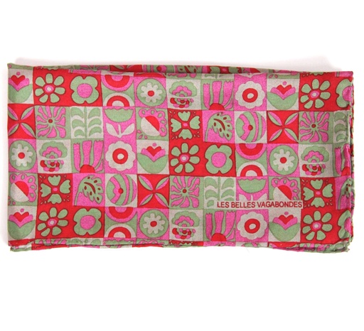 [3701692300931] Les Belles Vagabondes - Seidentuch Mini Astrid Fuchsia