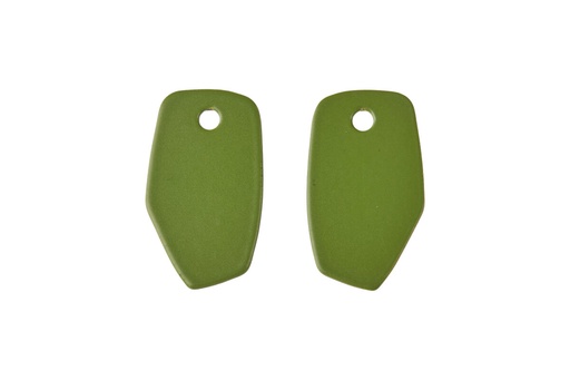 [MM6025] Lisa Kroeber Jewellery Art - Earrings Mix&Match PLATES (ohne Kreolen, nur Platten) - Fern Green