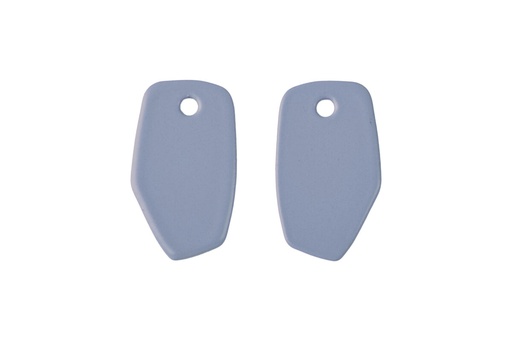 [MM5014] Lisa Kroeber Jewellery Art - Earrings Mix&Match PLATES (ohne Kreolen, nur Platten) - Pigeon Blue