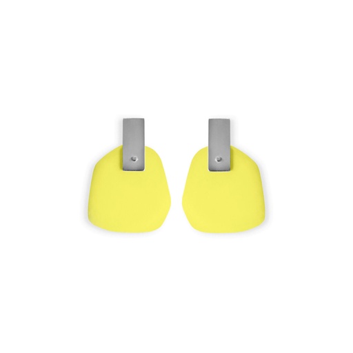 [FP-sulfur-yellow] Lisa Kroeber Jewellery Art - Earrings Flower Petals - Sulfur Yellow