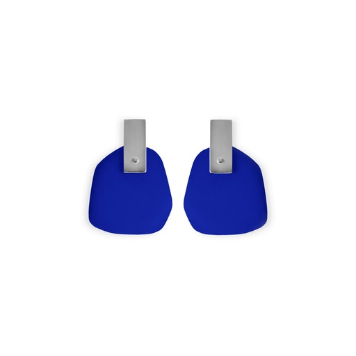 [FP-ultramarine-blue] Lisa Kroeber Jewellery Art - Earrings Flower Petals - Ultramarine Blue