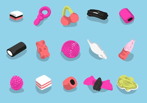 [Lu182] Nobis Design - Postkarte - Luminous - Gummies