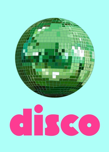 [lm022] Nobis Design - Postkarte - Limo & Mo - Disco
