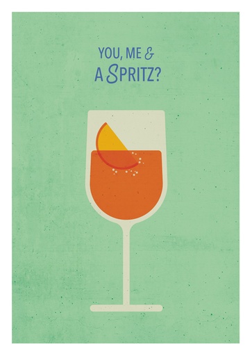 [di081] Nobis Design - Postkarte - Daria Ivanova - Aperol