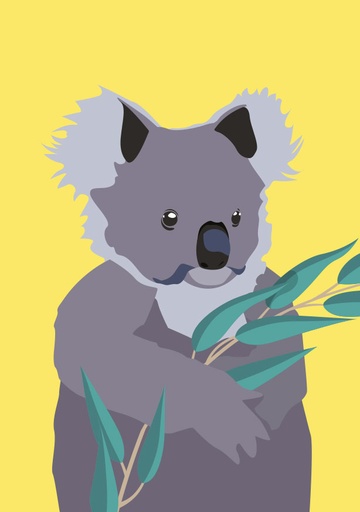 [bf009] Nobis Design - Postkarte - Best Friends - Koala