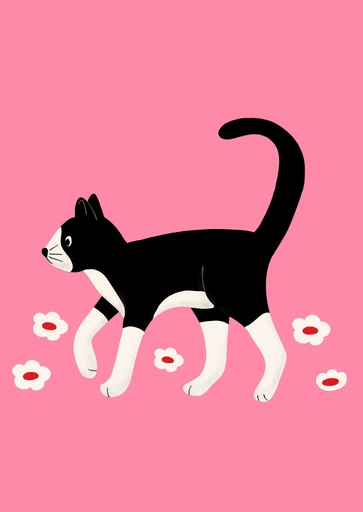 [al038] Nobis Design - Postkarte - Andrea Liesert - Katze