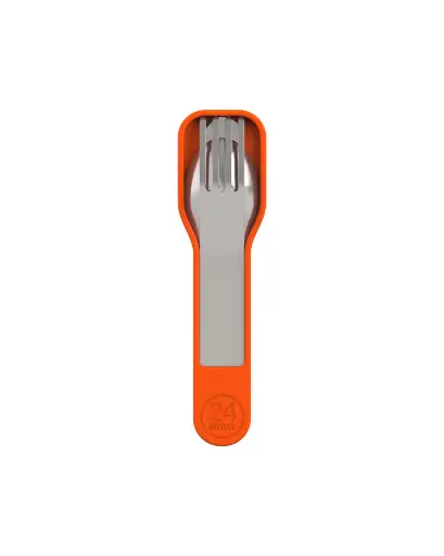 [1669] 24 Bottles - Cutlery Set Orange