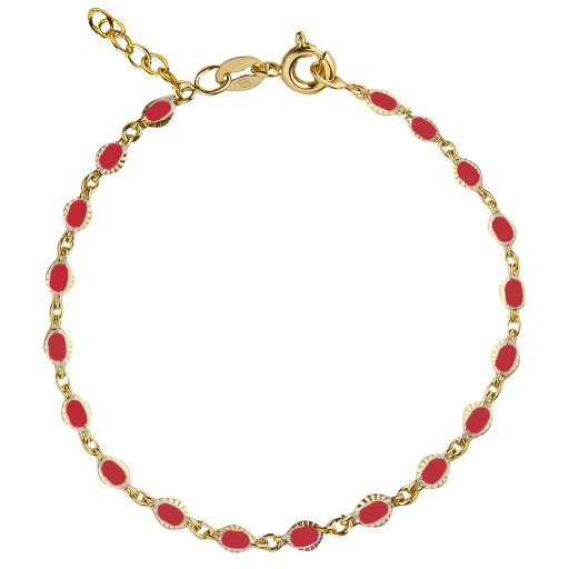 [44290-16-G] Jeberg Jewellery - Rosalie Bracelet goldplated 16cm+ext.