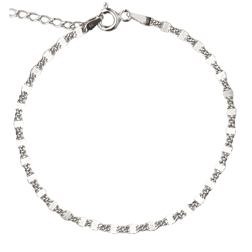 [Mens752] Jeberg Jewellery - Men’s Noah bracelet 17+3cm silver