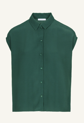 By bar - Kiek Viscose Top - 482 Deep green