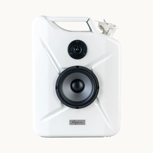 Flipz Speaker - Petrol sound jerrycan clean white L mono