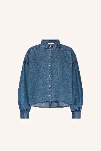 By Bar - Sarah short denim blouse - 1602 medium denim