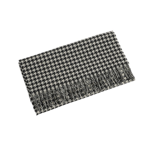 [4014-19] Caroline Biss - Cosy scarf black white multi