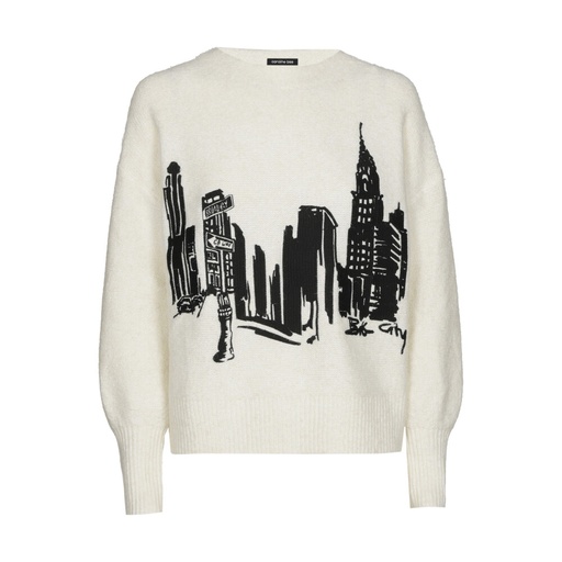 Caroline Biss - COMFORTABLE NEW YORK PULLOVER multi color