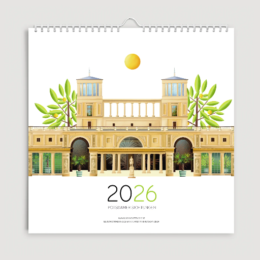 Luckycatstudio - Kalender 2026 groß Potsdam