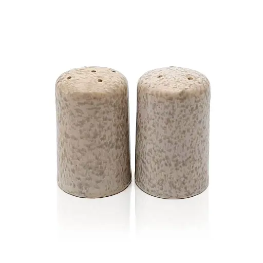 [ST-SP-006] Mea Living - Salz- und Pfefferstreuer Set Stoneware modern grey