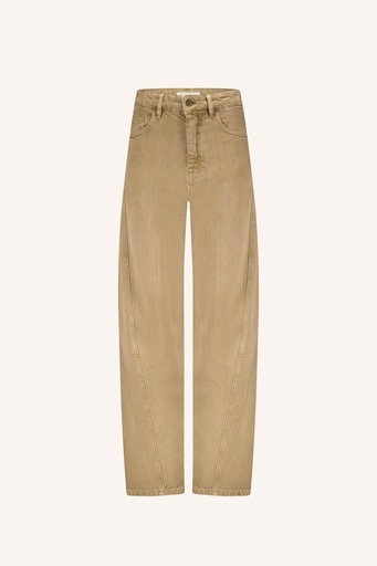 By Bar - Begum Denim Pants - 816 stone sand