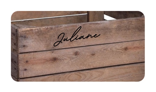 STILBUDE Adventskalender 2025 - Personalisierung der Holzkiste