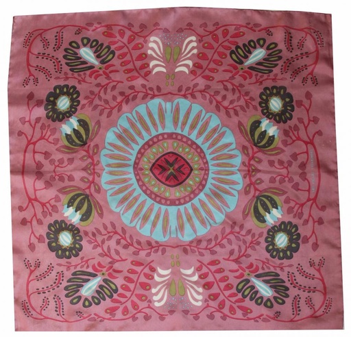 Les Belles Vagabondes - Seidentuch Mini Marushka Rose pink