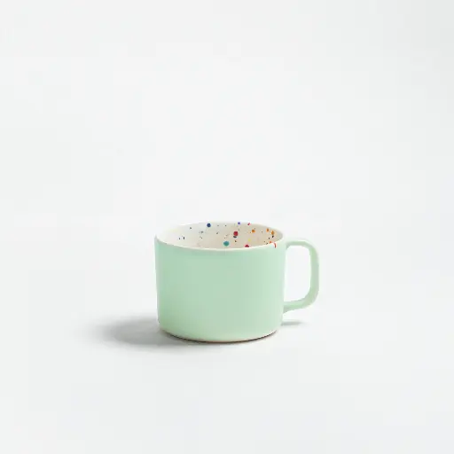 [2423-14L11W8H-MT-G] Egg Back Home - Große Tasse - Breeze Party IN Stoneware Mug 450ml - green