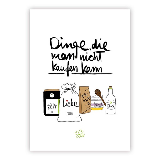 [604430] PPD - Postkarte - Dinge, die man nicht kaufen kann
