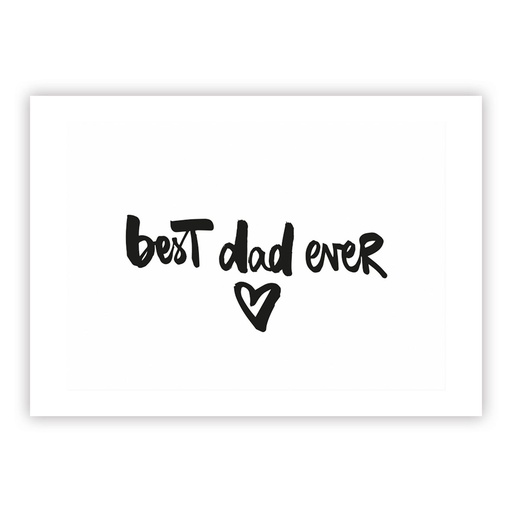 [604421] PPD - Postkarte - Best Dad Ever