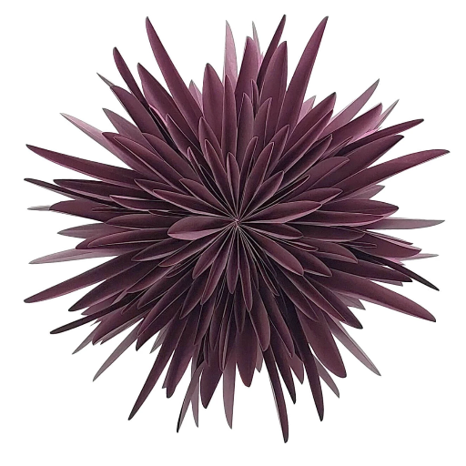 [Stella-071] Mea Living - Stella-Dalia, Pergamentpapier burgundy 40cm