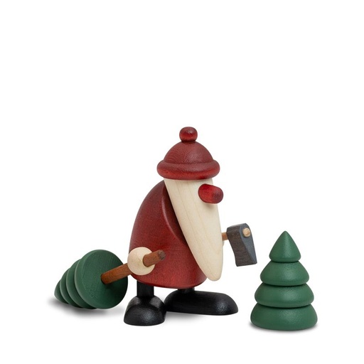 [116050] Köhler - Miniaturset 9 - Weihnachtsmann mit Axt und Bäumen