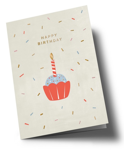 [nddf413] Nobis Design - Klappkarte - Designfräulein - Muffin