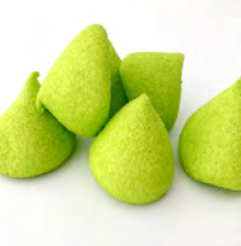 [3027] Andersson - Marshmallow Grüne Spitze gezuckert (Wassermelone), 1 Stk. (etwa 9g)