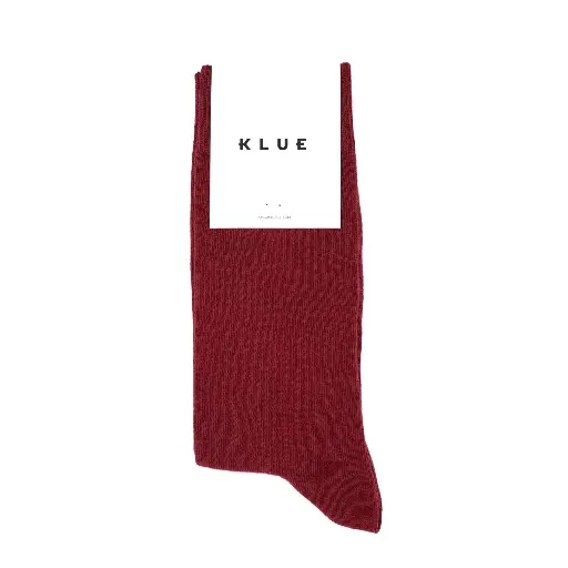 Klue - Organic solid socks | burgundy