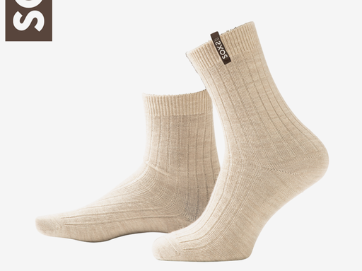 Soxs - StreetWear, Medium, beige Wolle, biscotti